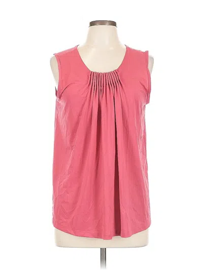 Pre-owned New Directions Sleeveless Blouse In Pink
