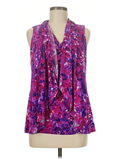 Pre-owned New Directions Sleeveless Blouse In Purple