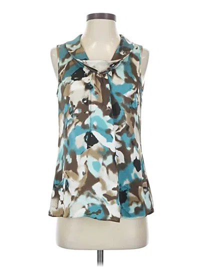 Pre-owned New Directions Sleeveless Blouse In Teal