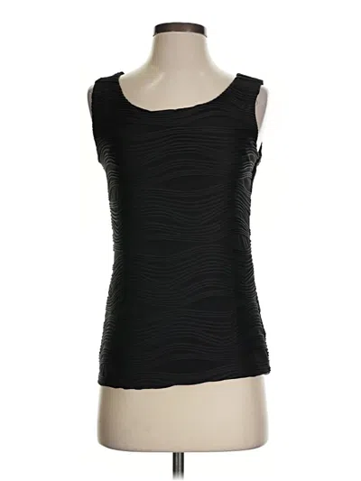 Pre-owned New Directions Sleeveless Top Black Scoop Neck Tops