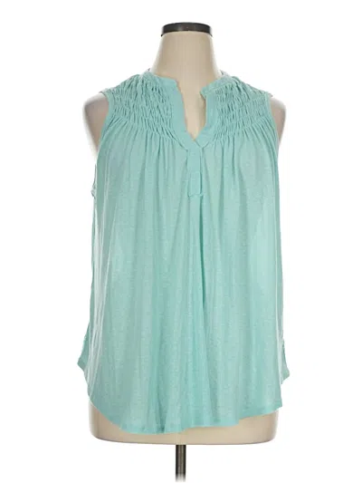 Pre-owned New Directions Sleeveless T-shirt In Teal