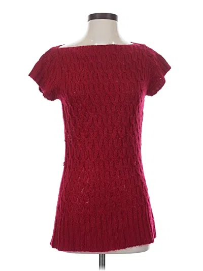 Pre-owned New Directions Sweater Vest In Burgundy
