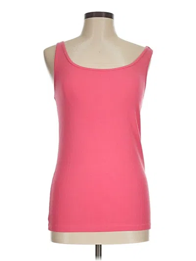 Pre-owned New Directions Tank Top Pink Strapless Neckline Tops