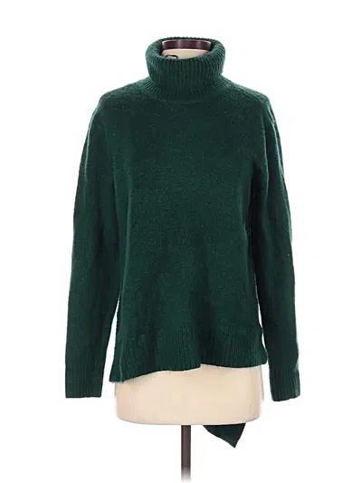 Pre-owned New Directions Turtleneck Sweater In Green