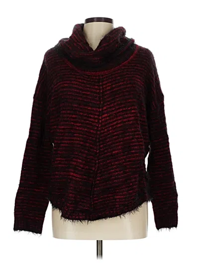 Pre-owned New Directions Turtleneck Sweater In Red