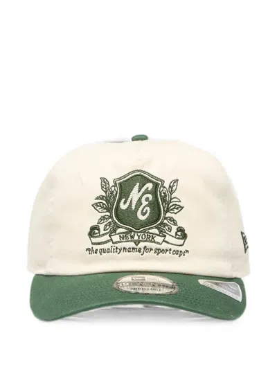 New Era 19twenty Washed Graphic Cap In White