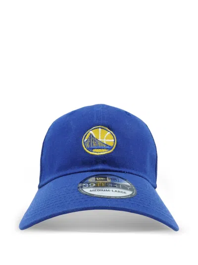 New Era 39thirty Golden State Warriors Fitted Cap In Blue