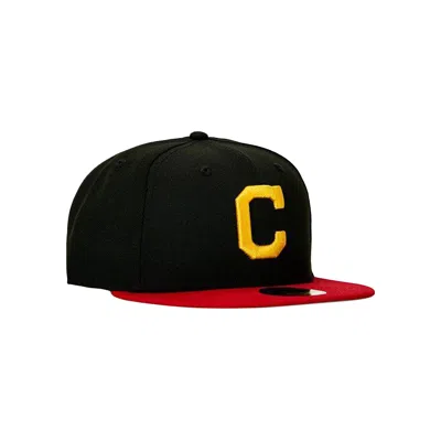 Pre-owned New Era 5950 Cleveland Indians 'black/red' | Men's Size 7.5