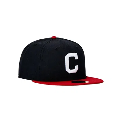 Pre-owned New Era 5950 Cleveland Indians 'navy/red' | Blue | Men's Size 7.625