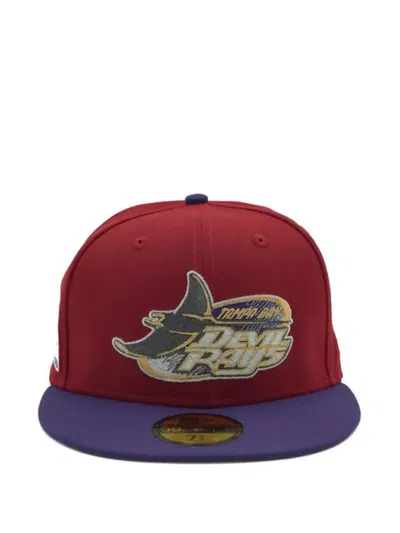 New Era 5950 Tampa Bay Devil Rays Tropicana Field Cap In Red
