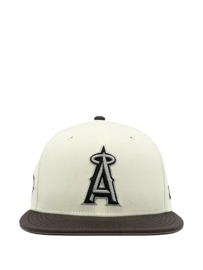 New Era 59fifty Anaheim Angels Baseball Cap In Brown