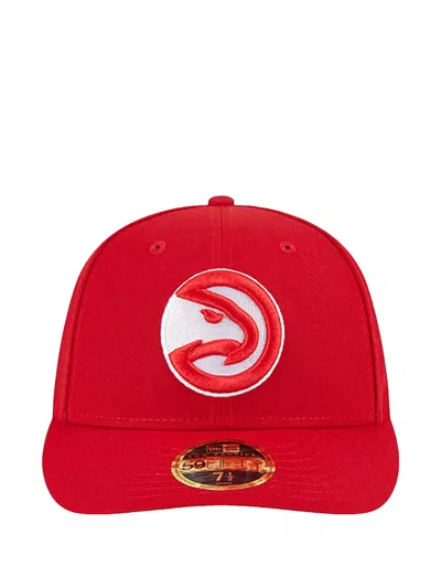 New Era 59fifty Atlanta Hawks Baseball Cap In Red