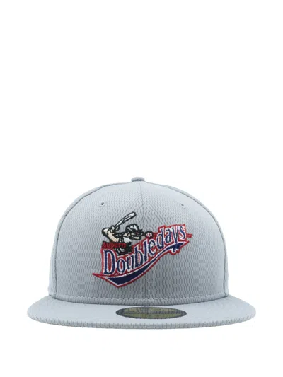 New Era 59fifty Auburn Doubledays Fitted Cap In Gray