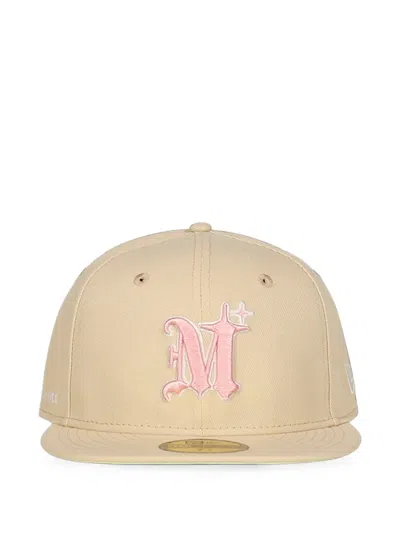 New Era 59fifty Authentic Logo Cap In Neutral