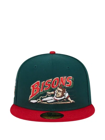 New Era 59fifty Buffalo Bisons Fitted Cap In Burgundy