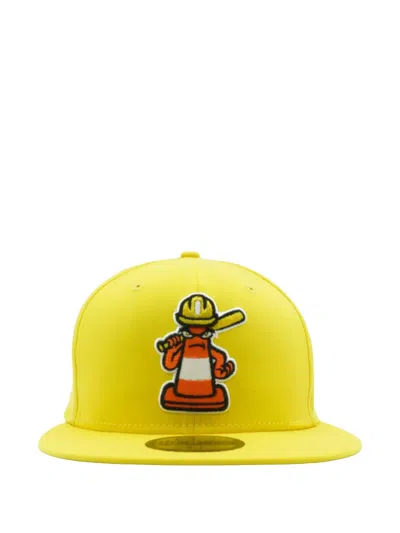 New Era 59fifty Charlotte Knights Baseball Cap In Yellow