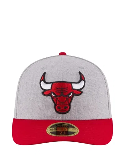 New Era 59fifty Chicago Bulls Cap In Gray