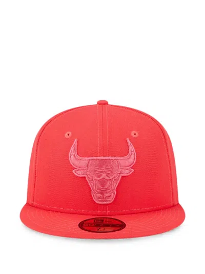 New Era 59fifty Chicago Bulls Cap In Pink