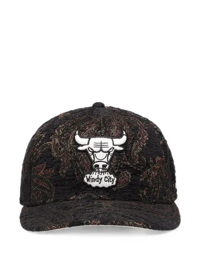 New Era 59fifty Chicago Bulls Jacquard Cap In Brown