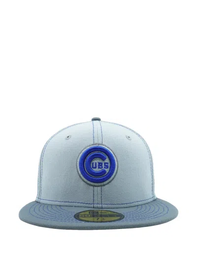 New Era 59fifty Chicago Cubs Fitted Cap In Black