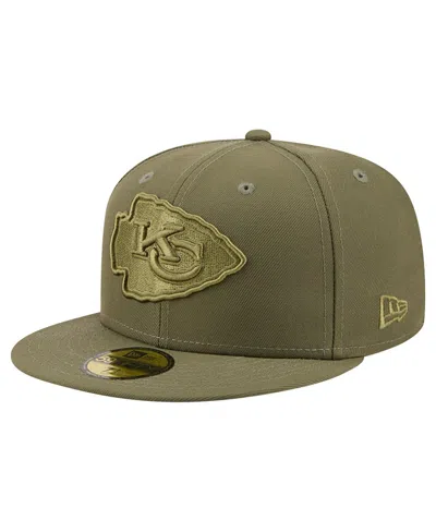 New Era 59fifty Color Pack Kansas City Chiefs Flat Bill Fitted Cap In Green