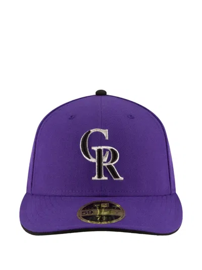 New Era 59fifty Colorado Rockies 2017 Fitted Cap In Purple