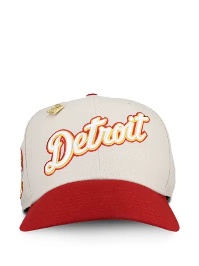 New Era 59fifty Detroit Tigers April 4th Collection Tiger Stadium Hat In White