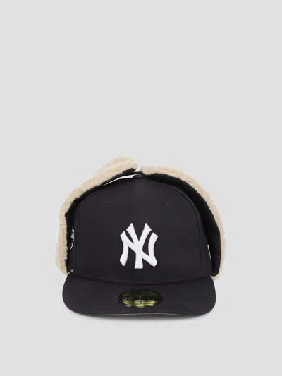 New Era 59fifty Dogear Cap In 100% Cotton In Black