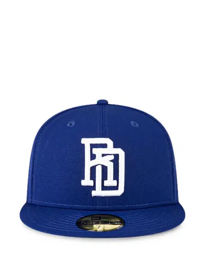 New Era 59fifty Dominican Republic Fitted Baseball Cap In Blue