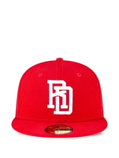 New Era 59fifty Dominican Republic Fitted Baseball Cap In Red