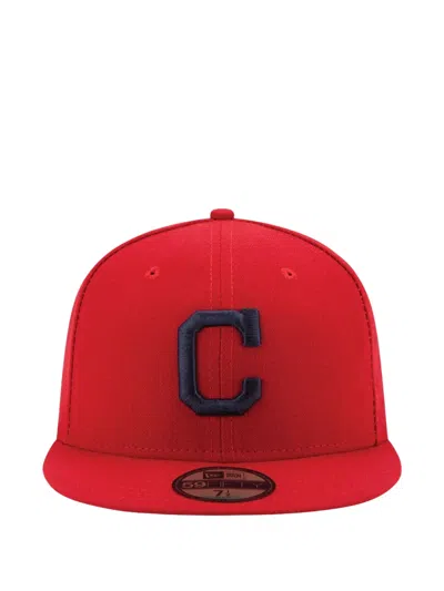 New Era 59fifty Embroidered Baseball Cap In Red