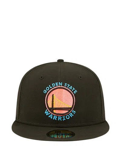 New Era 59fifty Golden State Warriors Cap In Black