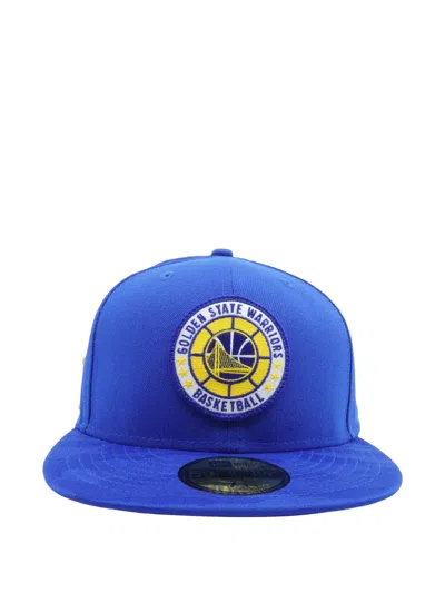 New Era 59fifty Golden State Warriors Fitted Cap In Blue