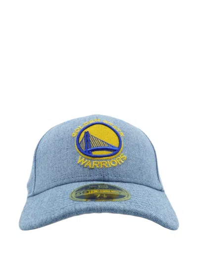 New Era 59fifty Golden State Warriors Fitted Cap Hat In Blue