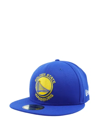 New Era 59fifty Golden State Warriors Fitted Cap Hat In Blue
