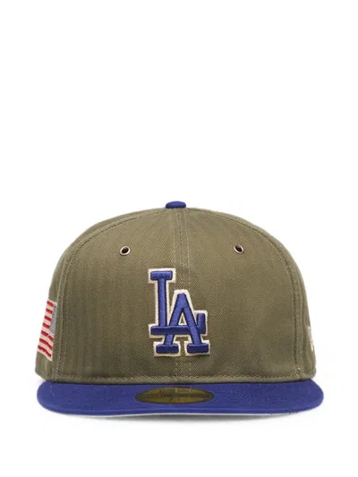 New Era 59fifty Herringbone Baseball Cap In Brown