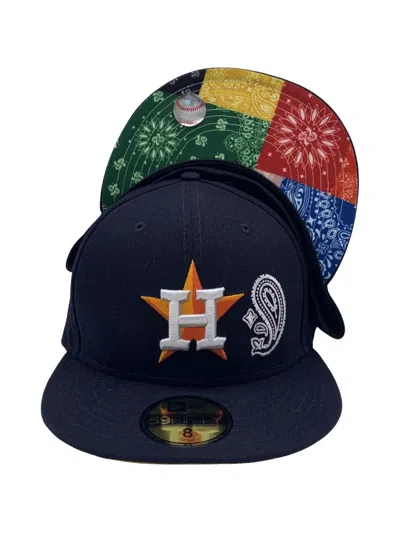 New Era 59fifty Houston Astros Baseball Cap In Blue