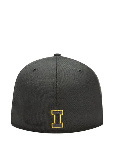 New Era 59fifty Iowa Hawkeyes Logo Fitted Cap In Black