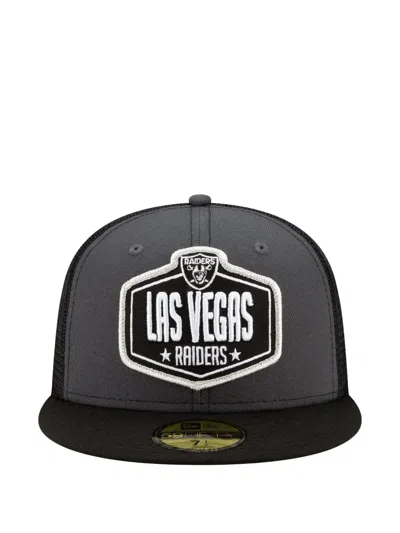 New Era 59fifty Las Vegas Raiders 2021 Draft Fitted Cap In Black