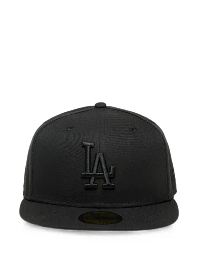 New Era 59fifty Los Angeles Dodgers Cap In Black