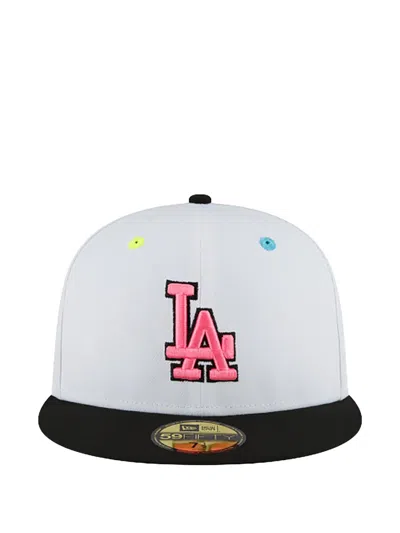 New Era 59fifty Los Angeles Dodgers Cap In White