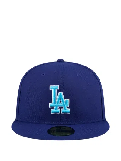 New Era 59fifty Los Angeles Dodgers Fitted Cap In Blue