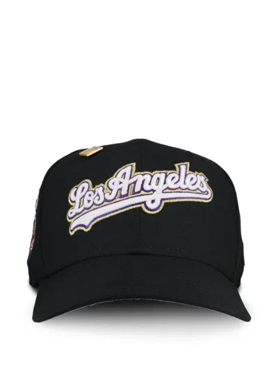 New Era 59fifty Los Angeles Dodgers "glowtani" Hat In Black