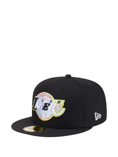 New Era 59fifty Los Angeles Lakers Cap In Pink