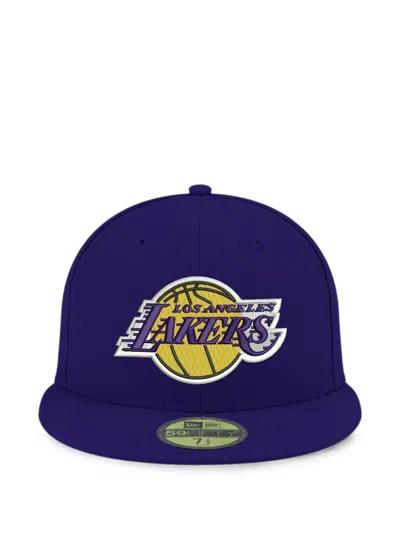 New Era 59fifty Los Angeles Lakers Cap In Blue