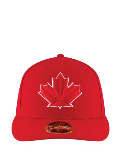 New Era 59fifty Low Profile Cap In Red