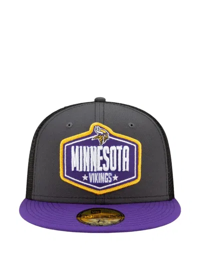 New Era 59fifty Mesh-panel Cap In Black
