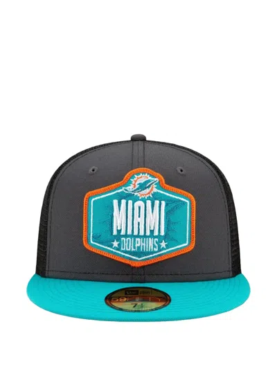 New Era 59fifty Miami Dolphins Cap In Black