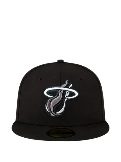 New Era 59fifty Miami Heat Cap In Orange