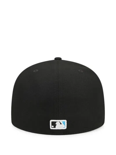 New Era 59fifty Miami Marlins Baseball Cap In Black